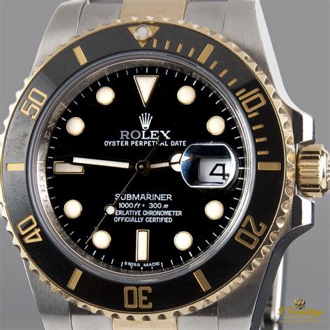 rolex submariner negro acero y oro|Rolex oyster steel.